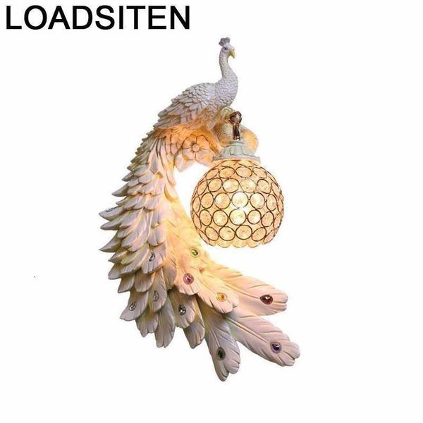 

wall lamp para parede deco mural industrial decor lampara de pared interior applique murale luminaire crystal wandlamp bedroom light