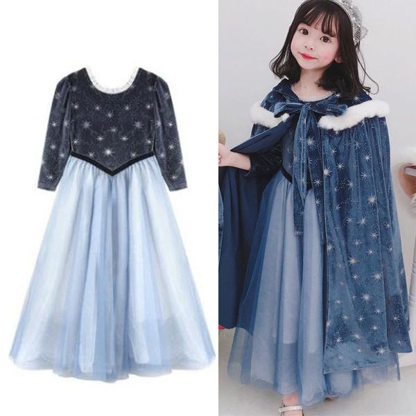 

girls dress queen halloween costume for kids cosplay dresses princess fancy holidays party children clothing girl's, Red;yellow