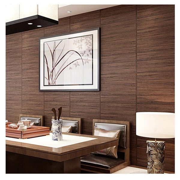 

chinese retro wood grain wallpaper simulation straw japanese style sushi restaurant living room bedroom tatami wallpapers