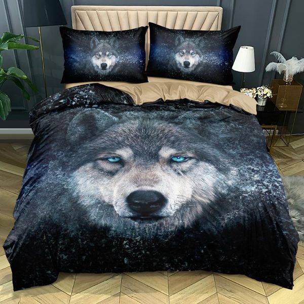 

bedding sets 3d comforter covers set camel pillow duvet twin king  double single size wolf custom home textile