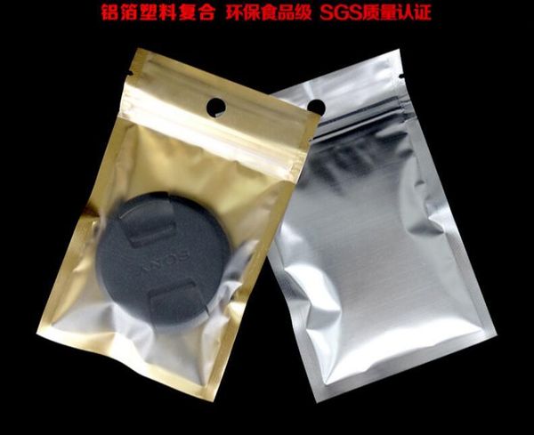 

gift wrap 100pcs/lot glossy colors heat sealable small bags food package bag jewelry aluminum resealable pouch