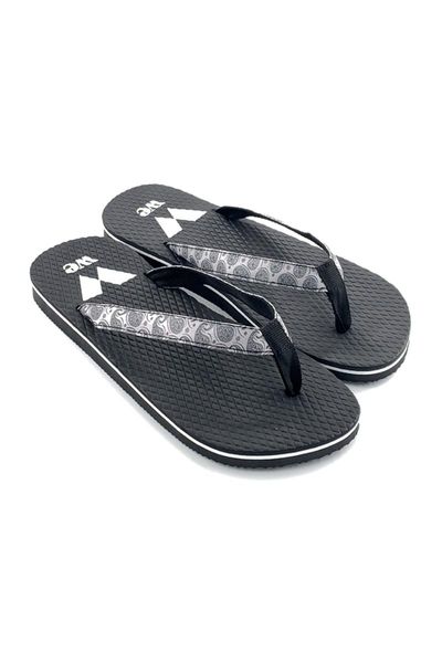 

slippers women's black gray drop pattern beach slipper 525