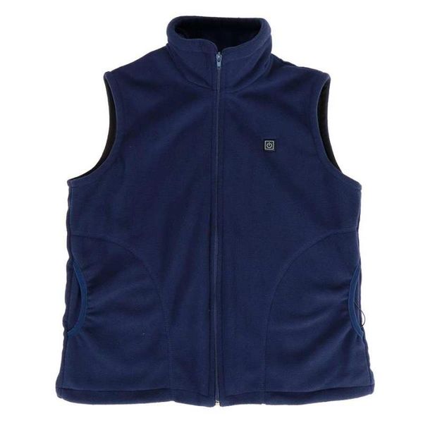 

table napkin napkins for diner intelligent 3 gear adjustable electric usb heating warm sleeveless vest men women blue linen
