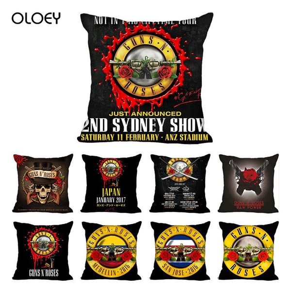 

rose cushion cover home decorative invisible zipper bedroom 45x45cm . cushion/decorative pillow