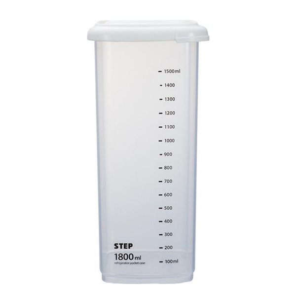 

storage bottles & jars 1pc vacuum sealed food plastic coffee with scale 2200ml kitchen supplies x