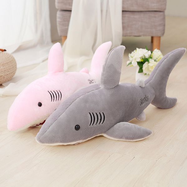 

factory direct shark plush toy doll simulation fish to play even fish pillow cushion creative gift