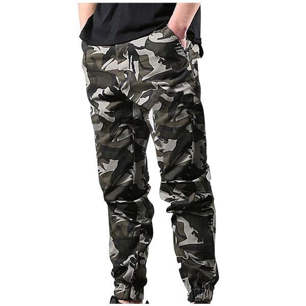 

men's pants cargo style tactical male camo jogger plus size cotton many pocket men camouflage black trousers
