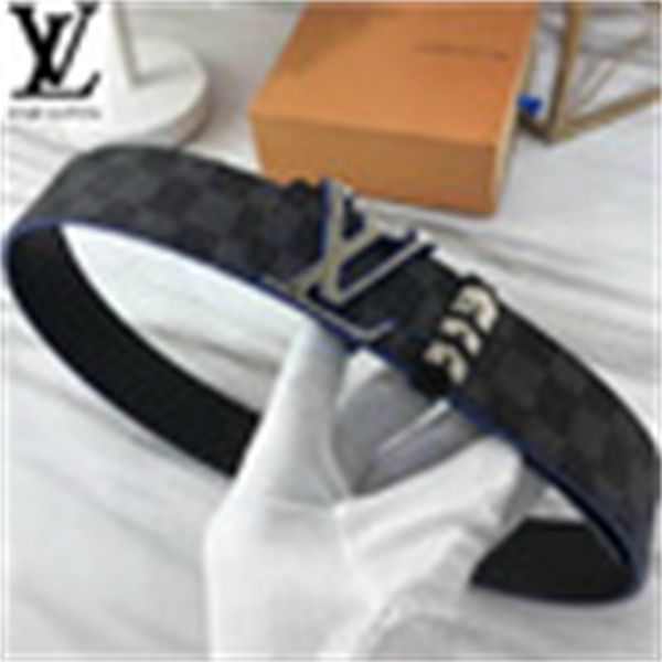 

brand designer luxury belt calf leather layer oil side blue dress authentic official mens belts for men women belt with box, Silver