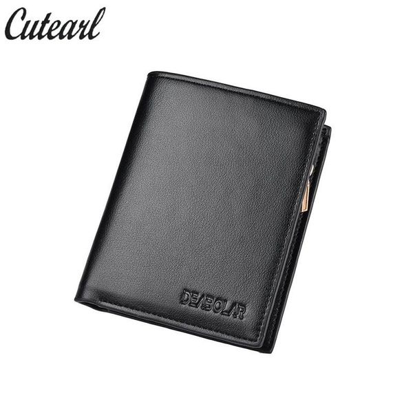 

men wallet short money bag business card holder purse zipper trifold multi-function male coin pocket world of tanks wallets, Red;black
