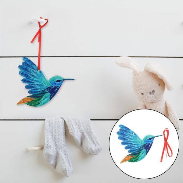 

decorative objects & figurines bird decoration ornament hanging hummingbird adornment for balcony room