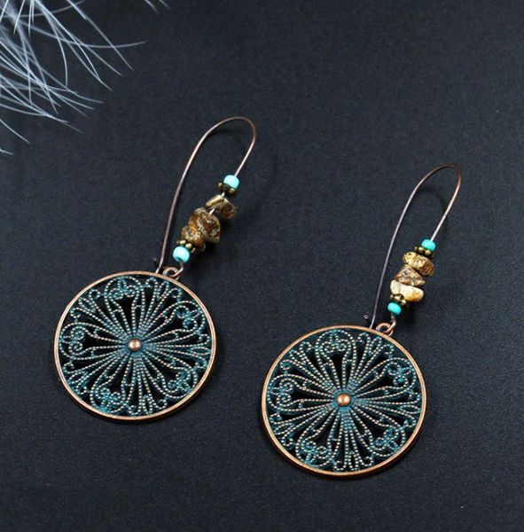 

european and american style earrings with round face thin stud, Golden;silver