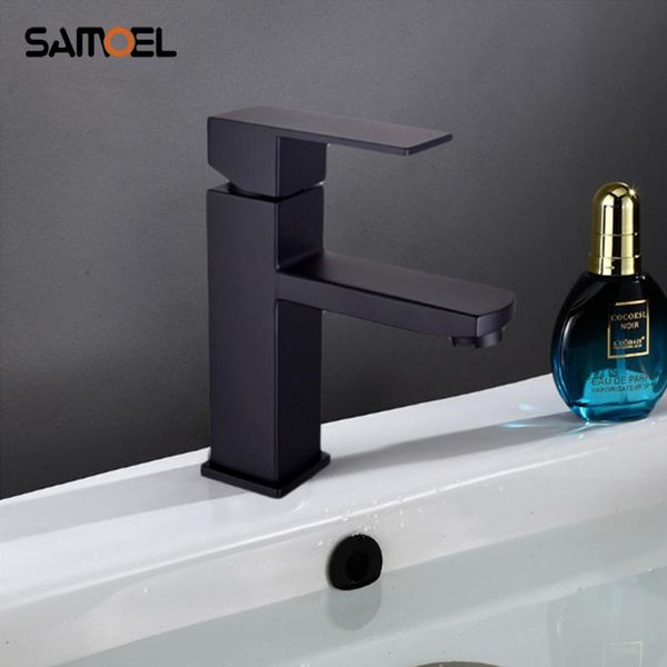 

bathroom sink faucets sus stainless steel economic black faucet modern square lavatory basin mixer taps b3323
