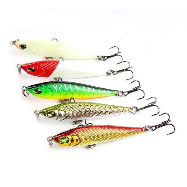 

fishing hooks 12g 7cm submerged pencil bionic bait for long-distance sea road sub fake gear