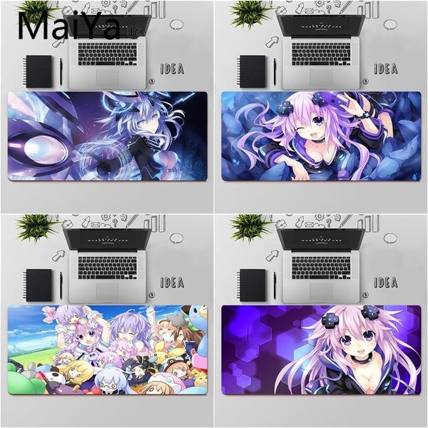

mouse pads & wrist rests maiya anime neptunia locking edge pad game large keyboards mat