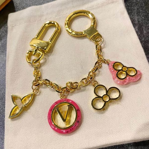 

fashion flower design keychain charm key rings for mens and women party lovers gift keyring jewelry hb, Slivery;golden