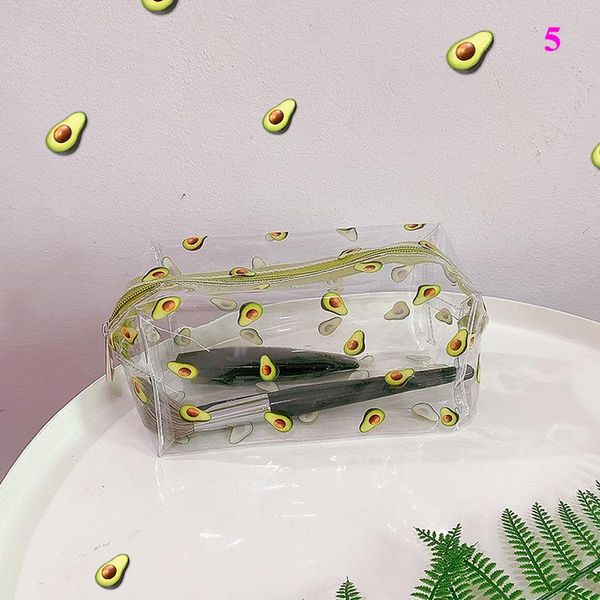 

travel pvc cosmetic bags women transparent clear zipper makeup organizer bath wash make up tote handbags case & cases