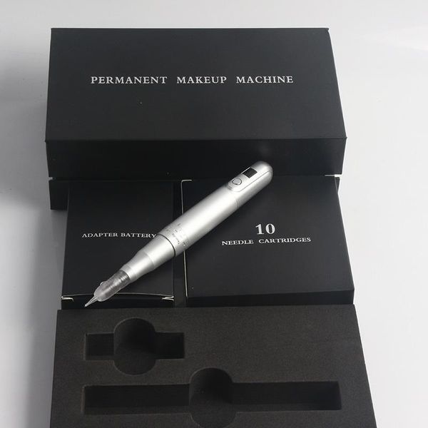 

tattoo guns kits 1pcs professional digital permanent makeup machine eyebrow lip pen sets