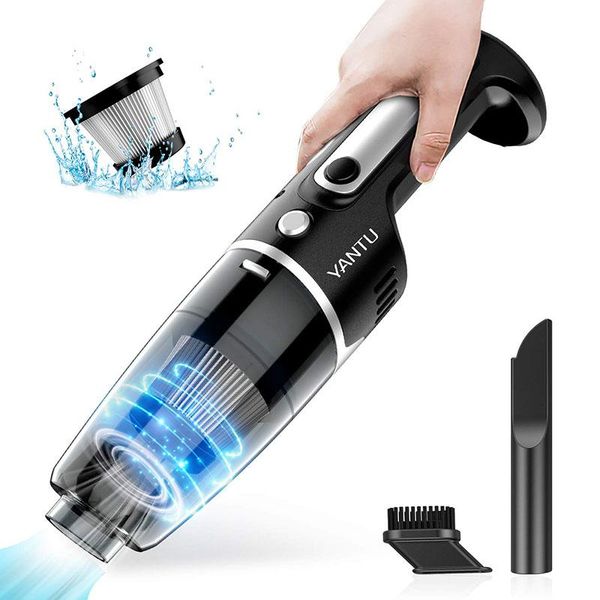 

vacuum cleaner car cordless auto 120w high suction for cleaning usb charging dry mini wireless
