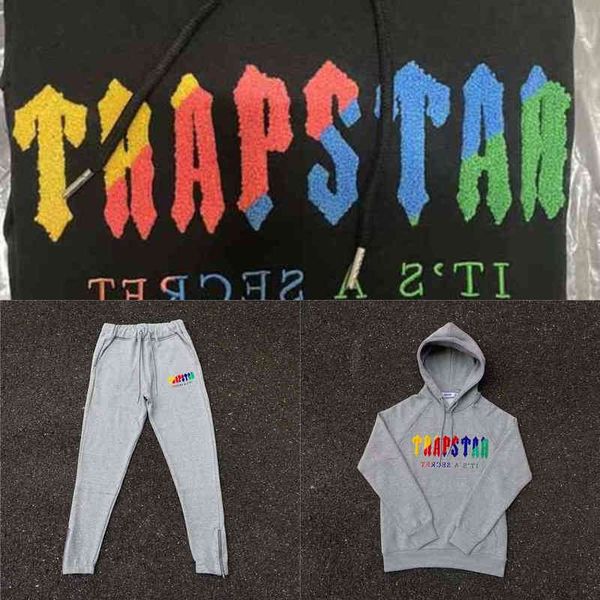 

luxurys designers tracksuits outdoor jacket trapstar hoodie basketball shirts mens loose tracksuits winter europe tide, Gray
