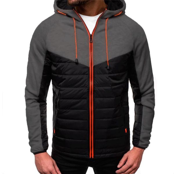 

men's hoodies & sweatshirts autumn winter casual hip hop zipper men fashion tracksuits coat sweatshirt male zip hoodie patchwork cardig, Black