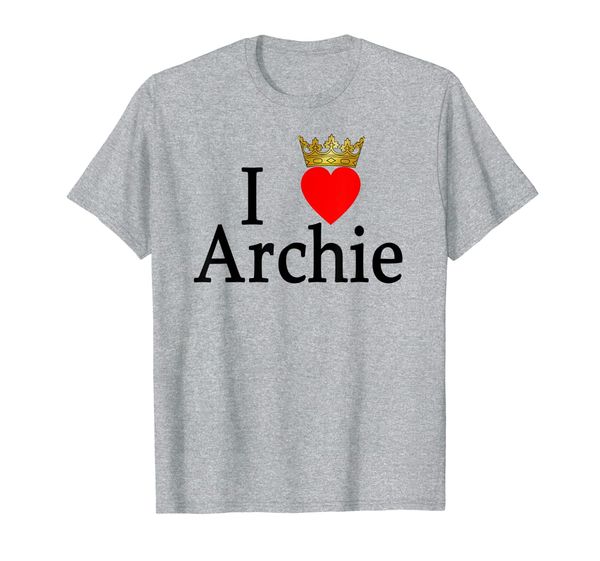 

I LOVE ARCHIE T-shirt Crown and Heart T-Shirt, Mainly pictures