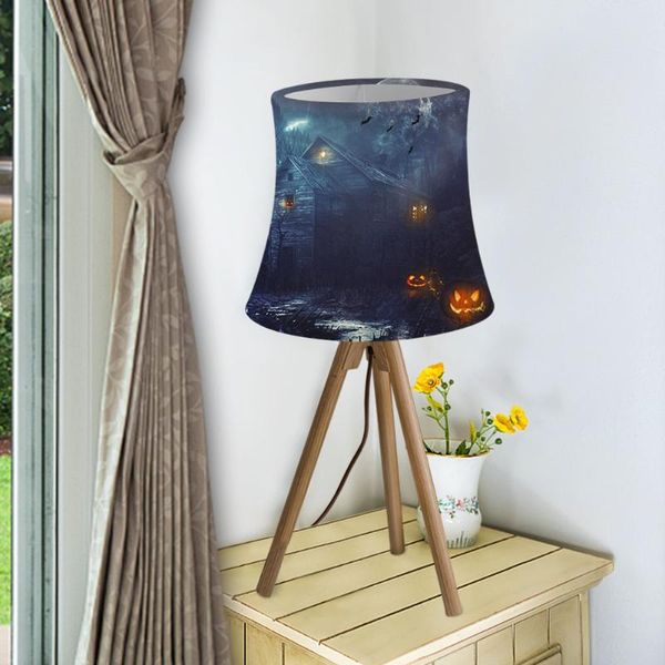 

lamp covers & shades halloween pumpkin pattern lampshade bedroom cover decoration dust proof table screen washable shade abat jour
