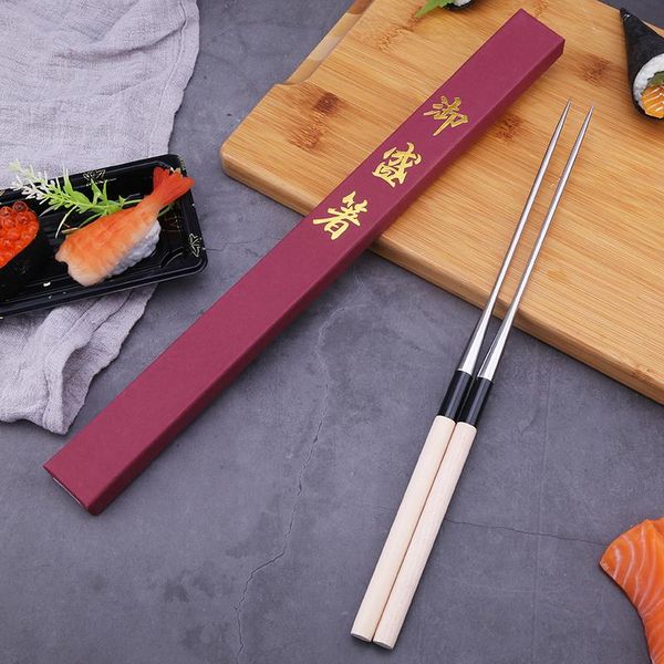 

chopsticks japanese style stainless steel sashimi sushi restaurant el kitchen tools