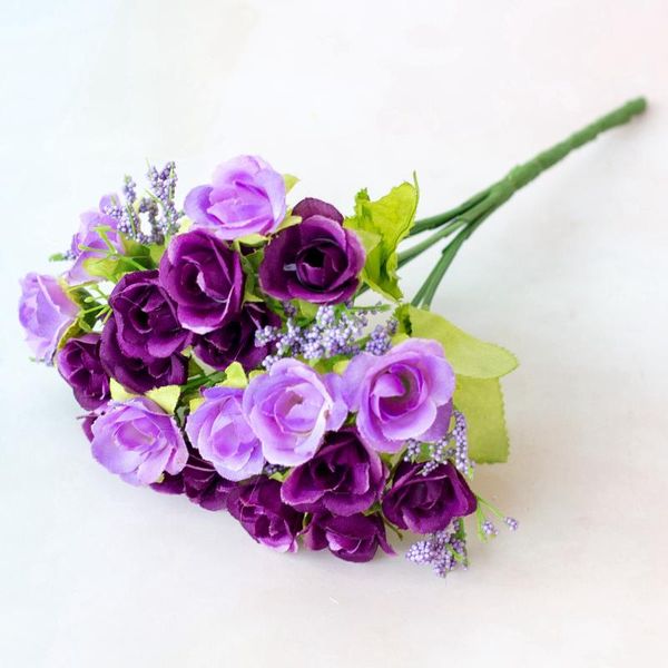 

fake rose artificial silk peony flowers bridal wedding bouquet home decor party decorative & wreaths