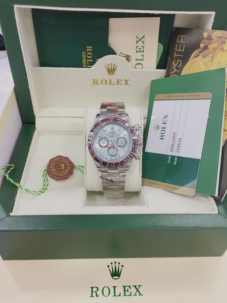 

with original box wristwatches sapphire 40mm 116509 automatic mechanical mens men's watch watches no chronograph blue dial, Slivery;brown