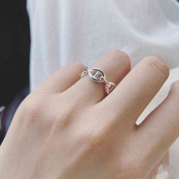 

ring emma's original 925 silver diamond pig nose