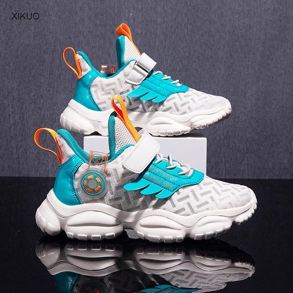 

athletic & outdoor children's shoes boys' hollow basketball 2021 fashion sports, Black