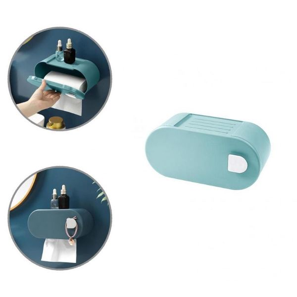 

tissue boxes & napkins anti-deformed fashion no odor simple box rounded edge napkin case dust-proof bathroom supplies