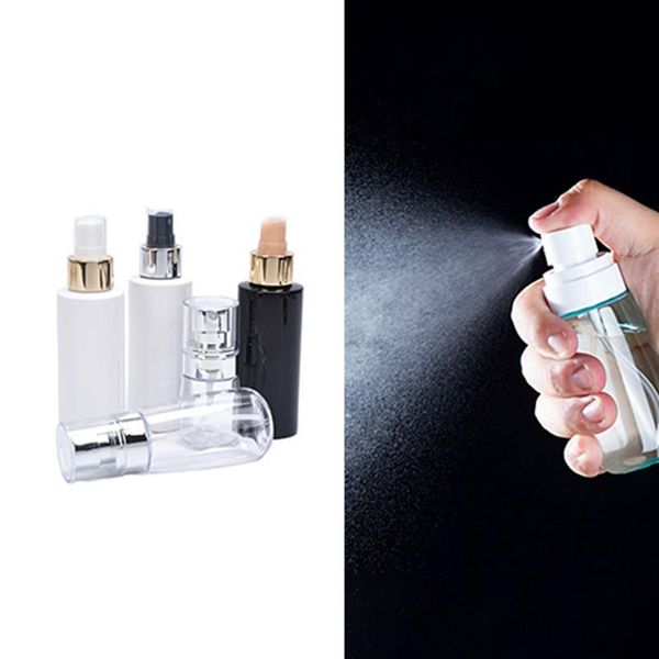 

30-100ml empty perfume spray bottle plastic mist bottles cosmetic cleaning storage & jars