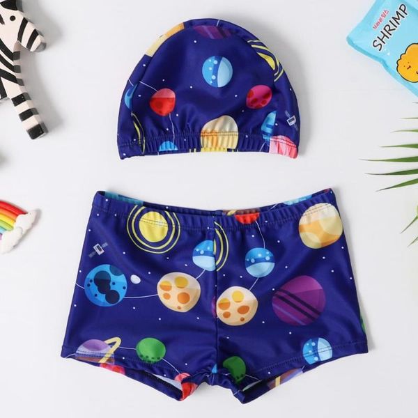 

fast and delivery boys swimsuit swim cap shorts little boy one-piece suits