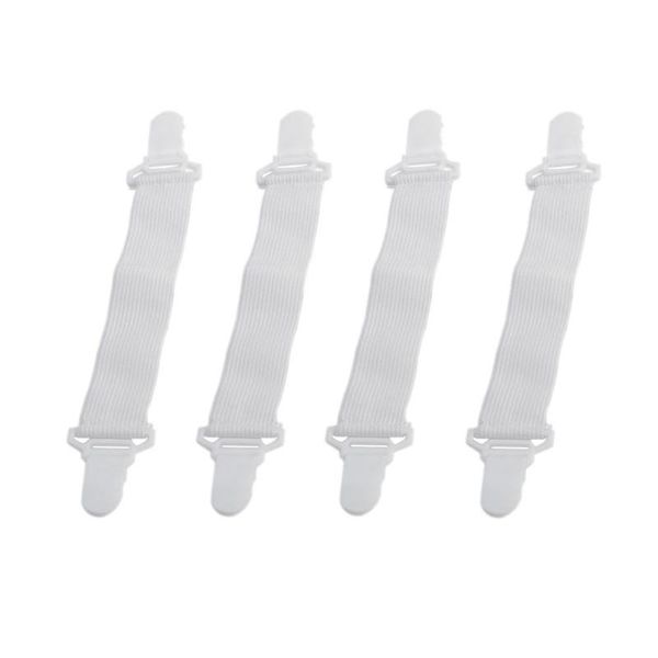 

sashes bed sheet fasteners elastic grippers clip holder bedding buckle clamp house bedroom supplies white
