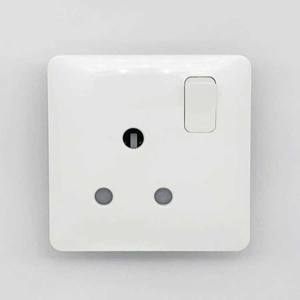 

large round 86 type three hole switch standard 16a south africa wall socket panel
