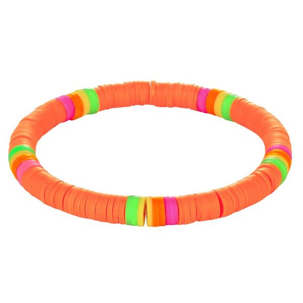 

beaded, strands kelitch fashion 6mm beaded orange bracelet polymer clay wristband handmade gift for women bracelets jewelry decoration mix c, Black