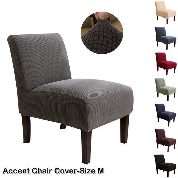 

armless short chair cover protector home decor stretch seat slipcover slipper plaid elastic textile d30 covers