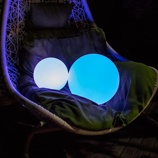 

lawn lamps led outdoor garden landscape light rechargeable remote control rgb waterproof swimming pool floating ball