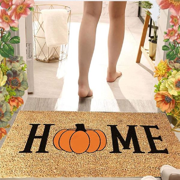 

carpets halloween doormat blanket welcome home front door decorations decor mat anti-slip bottom indoor outdoor carpet