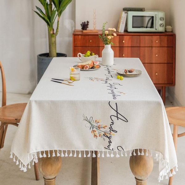 

table cloth cotton linen rectangular country style plaid print dining cover tablecloth kitchen party home decor