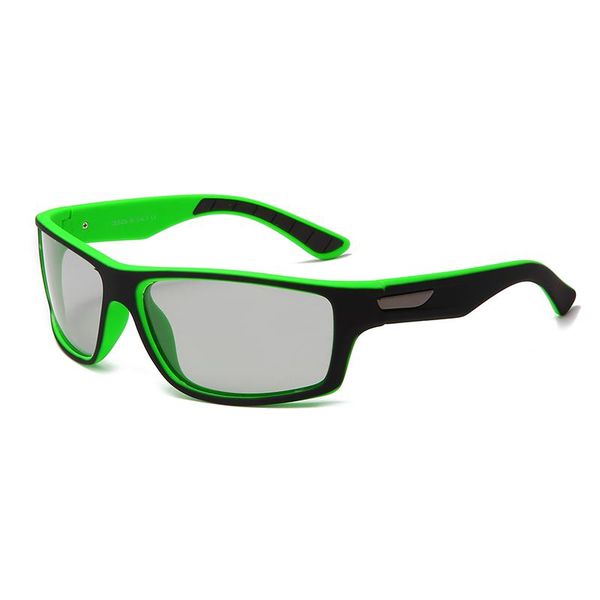 

fashion polarized pochromic chameleonsquare sunglasses square men women sun glases uv400 polaroid for, White;black