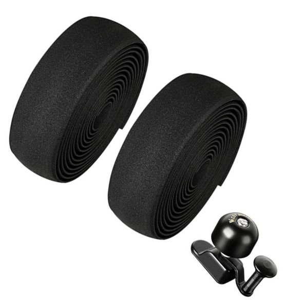 

bike horns 1 set road bell handlebar anti-skid belt absorption handle