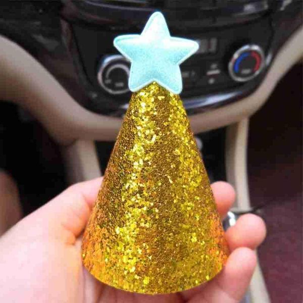 

party hats glitter cloth hat crown hairball cap for 1st 2 3 year old baby boy girl birthday decor po props z0b8