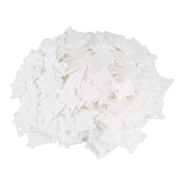 

sewing notions & tools plastic floss bobbins, 1000-piece, Black