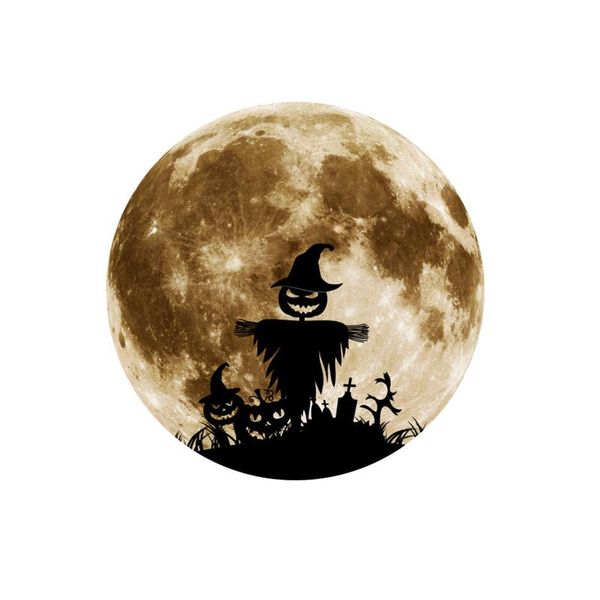 

wall stickers luminous sticker for kids room halloween decoration wolf decal bedroom glow in the dark l3
