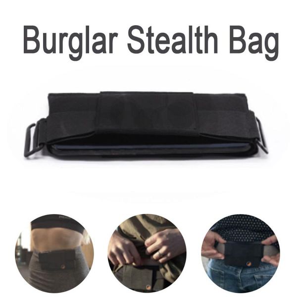 

outdoor bags minimalist invisible wallet waist bag mini pouch for business id card holder money belt men women fanny purse