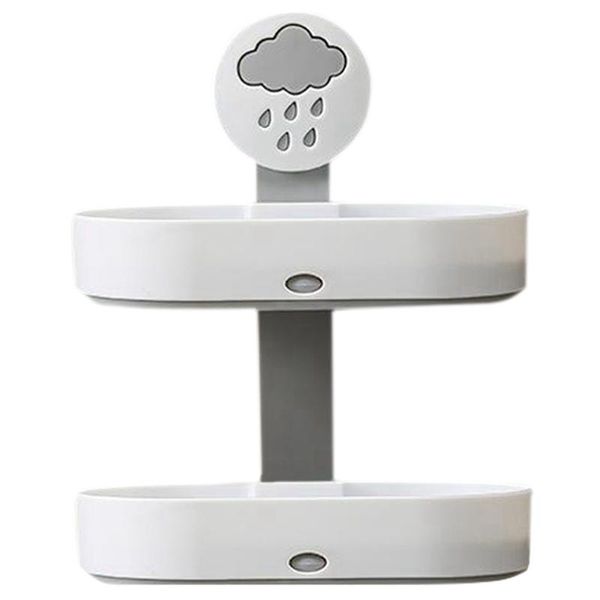 

soap dishes dish holder two layers plastic strong powerful adhesive tray bar sponge for shower, bathroom