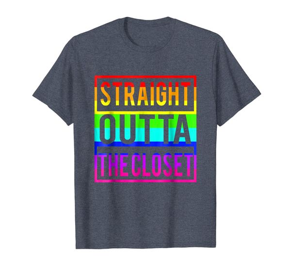 

Straight Outta the Closet T-Shirt (Dark Colors), Mainly pictures