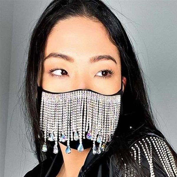 

a fashion diamond jewelry metal tassel pendant mask yx1297